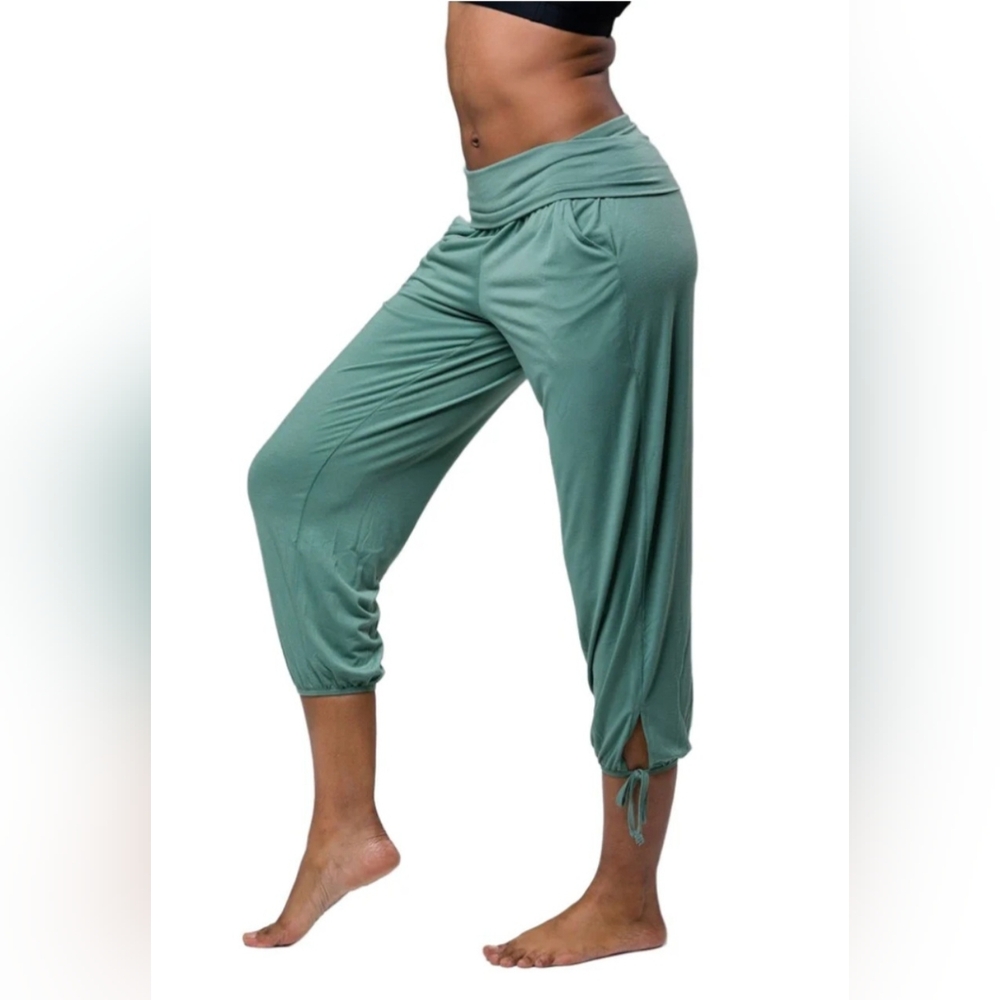 Onzie Hot Yoga Pant With Fold over Waist band